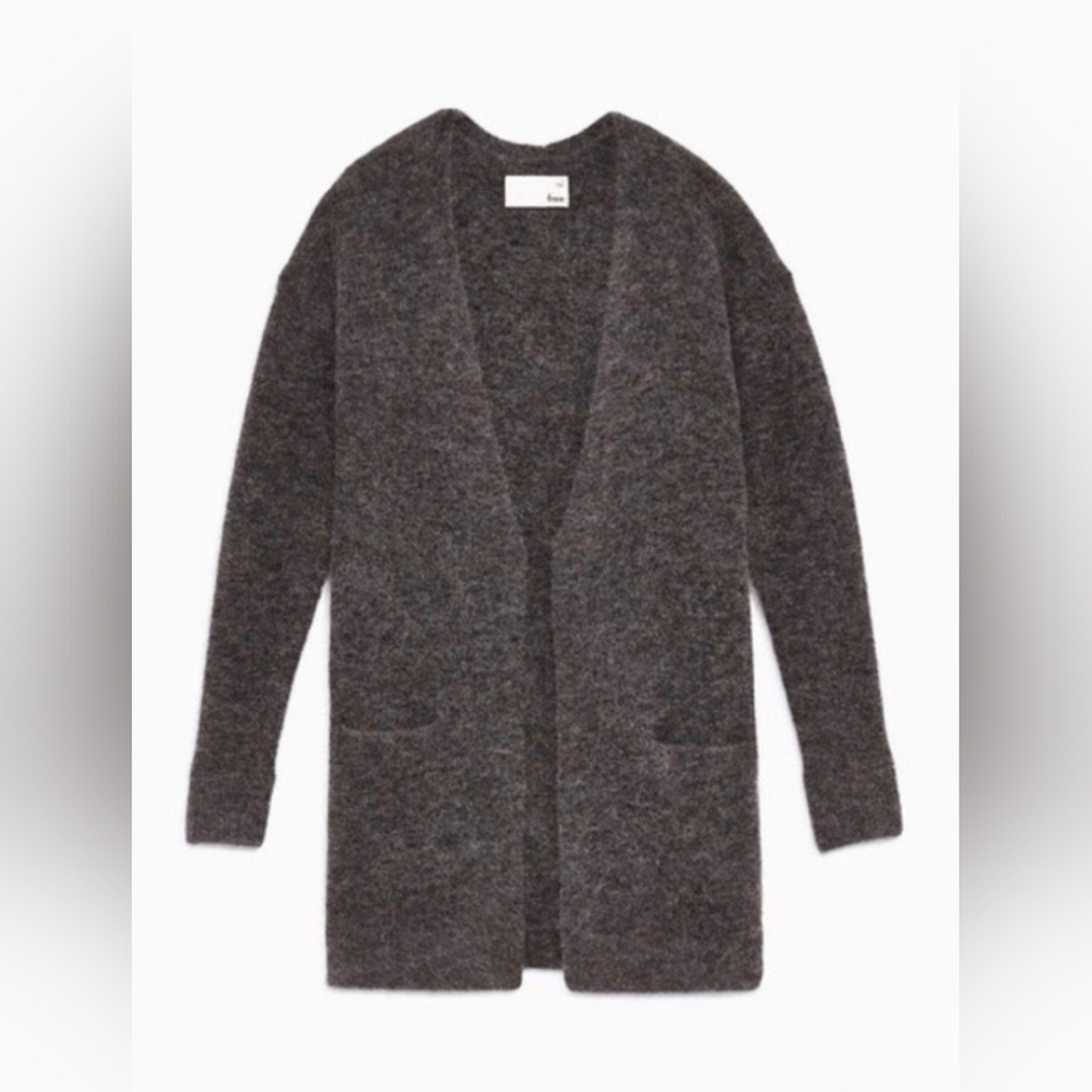 Aritzia Wilfred Free Aronson Sweater Charcoal Size XXS - Picture 2 of 8
